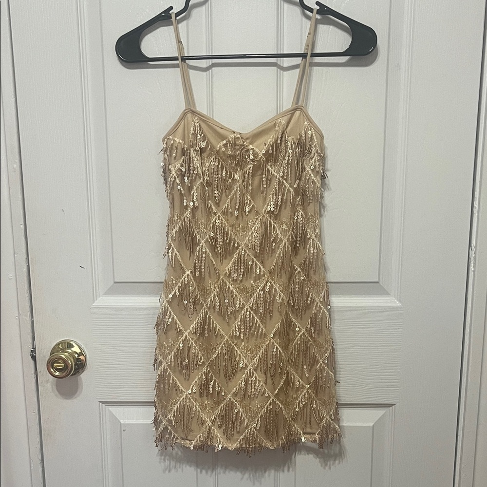 Lucy in the Sky Champagne Elegance Dress